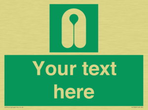 Custom sign safe condition Lifejacket